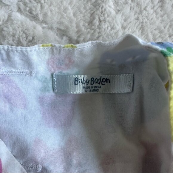 Baby Boden | Allover Cat Print Sleeveless Summer Dress | Size 12-18 Months - Picture 9 of 11